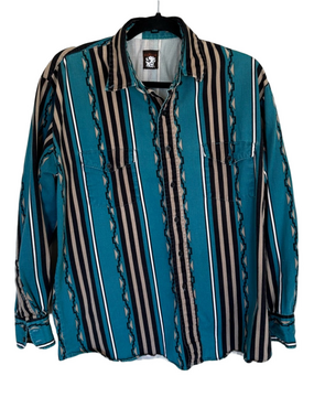 Vintage Button Down Western Shirt